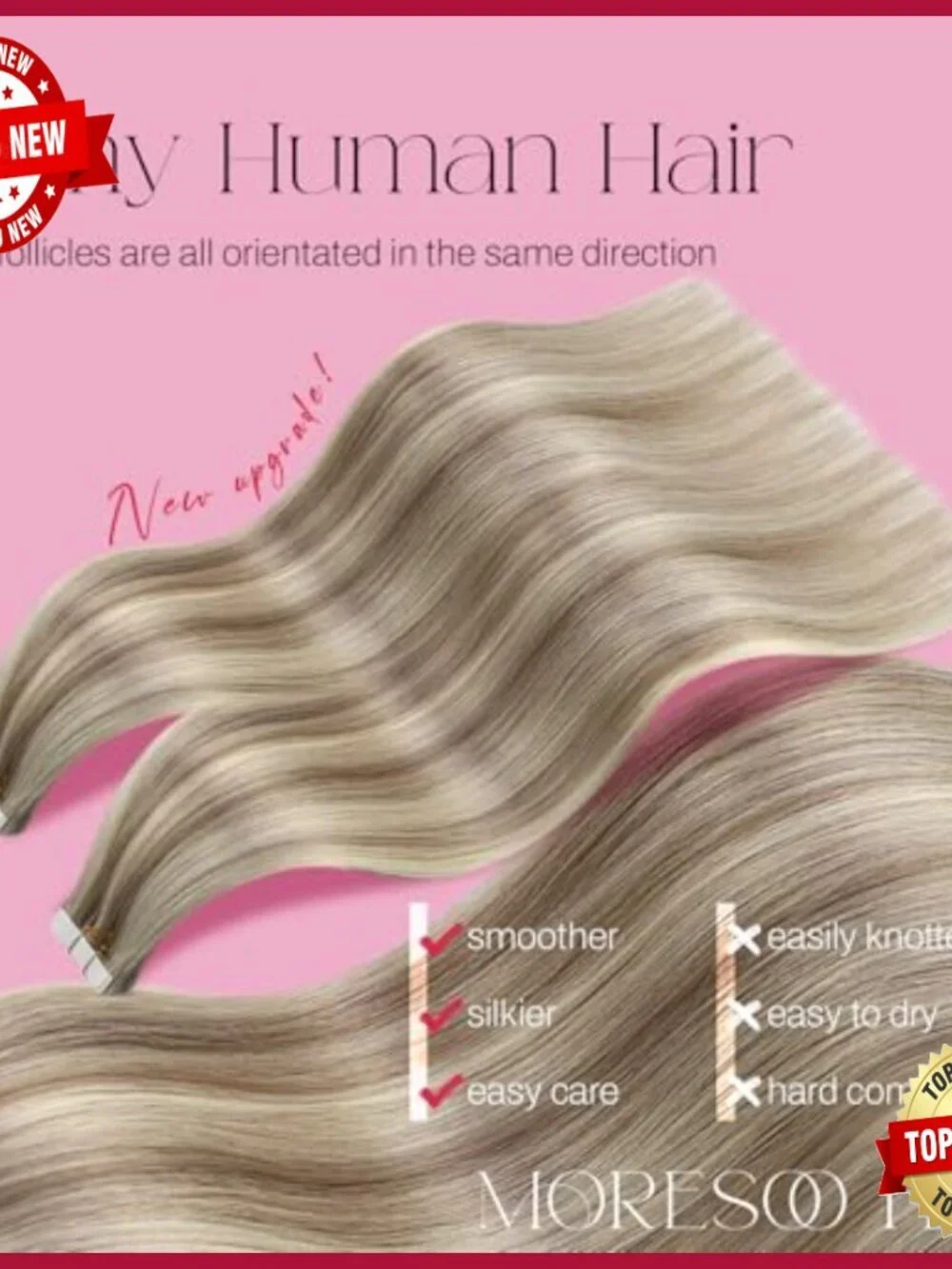 20 Inch Tape In Hair Extensions Human Hair Remy Quality 20pcs 50g